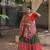 Mehndi Color Dola Silk & Printed with foil work Lehenga Choli 