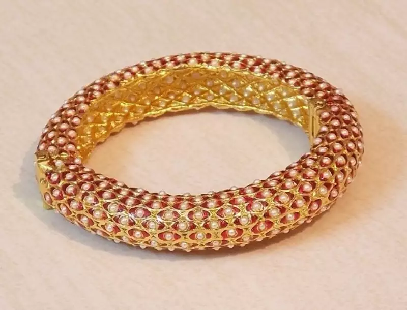 Red Pearl bangles-and-bracelets