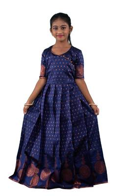 Girls Mango Droplet Long Gown For Girls 1
