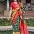 Women's Wear Dola Silk & Patola with Foil Print Saree With Blouse Piece 