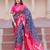Women's Wear Dola Silk & Patola with Foil Print Saree With Blouse Piece 