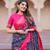 Women's Wear Dola Silk & Patola with Foil Print Saree With Blouse Piece 