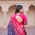 Women's Wear Dola Silk & Patola with Foil Print Saree With Blouse Piece 