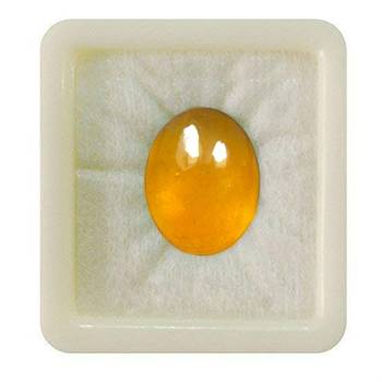 Natural Yellow Sapphire at Wholesale Rate 9.25 Ratti 8.36 Carat Cabochon Oval Shape पुखराज Loose Gemstone Ratan 1 Pcs 1