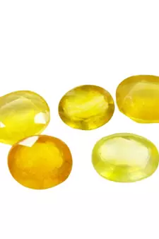 Natural Yellow Sapphire at Wholesale Rate 9.25 Ratti 8.36 Carat Oval Shape पुखराज Loose Gemstone Astrology Purpose 1 Pcs
