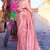 Kumbhi Grand Pink Women'S silk Blend Woven Designer Saree With For Blouse