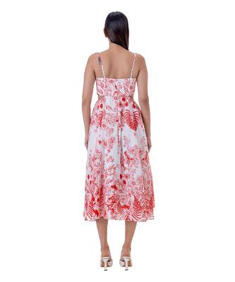 Red Linen Nadia Dress 4