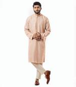 Powder Pink Embroidered Kurta Set