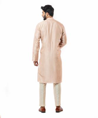 Powder Pink Embroidered Kurta Set 3