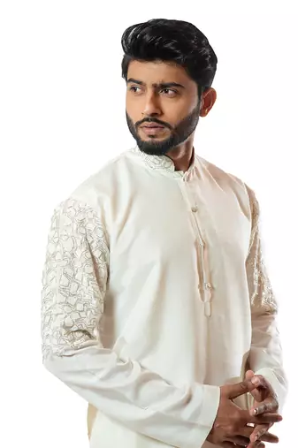 Ivory Straight Kurta Set