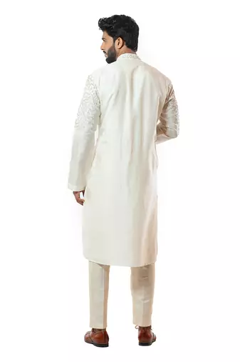 Ivory Straight Kurta Set