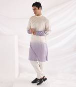 Lavender Amethyst Pleated Kurta Set