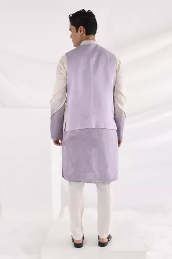 Lavender Dream Nehru Jacket Set