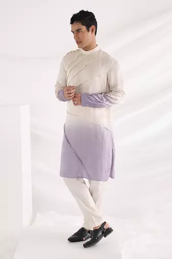 Lavender Dream Nehru Jacket Set