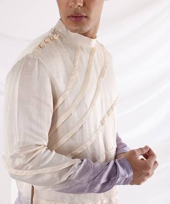 Lavender Dream Nehru Jacket Set 6
