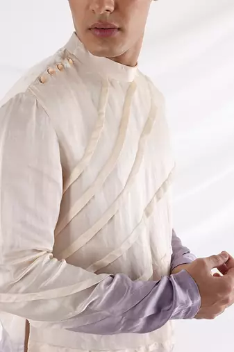 Lavender Dream Nehru Jacket Set