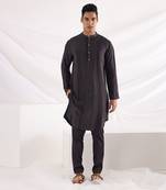 Charcoal Black Deep Sea Kurta Set