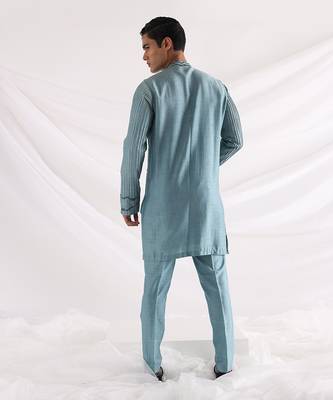 Blue Poseidon Blue Kurta 2