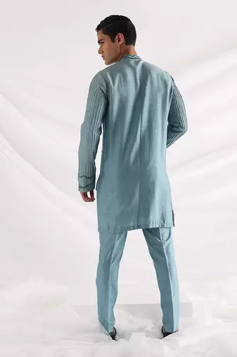 Blue Poseidon Blue Kurta