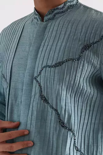 Blue Poseidon Blue Kurta