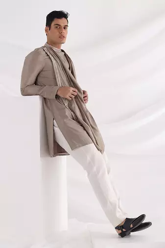 Beige Auryn Kurta Set