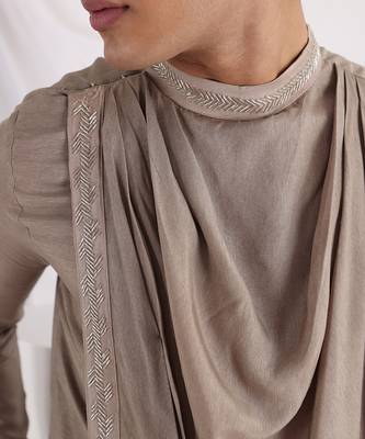 Beige Auryn Kurta Set 4