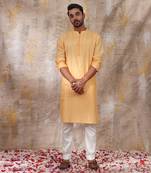 Yellow Milind Kurta Set
