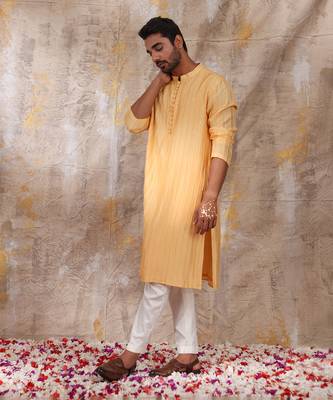 Yellow Milind Kurta Set 2