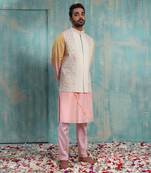 Multicolor Kiyansh Nehru Jacket Set
