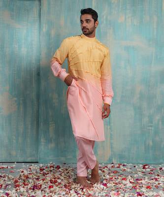 Multicolor Kiyansh Nehru Jacket Set 5
