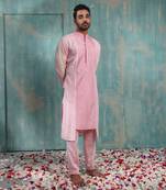 Salmon Pink Manik Kurta Set