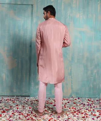 Beige Kryta Nehru Jacket Set 6