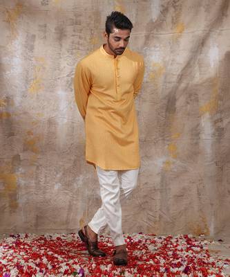 Sunshine Yellow Paraag Kurta Set 2