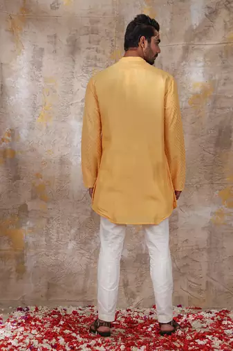 Sunshine Yellow Paraag Kurta Set