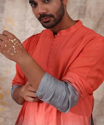 Multicolor Khetan Nehru Jacket Set 5