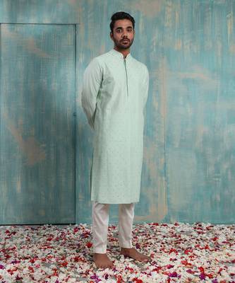Cool Mint Kai Kurta Set 1