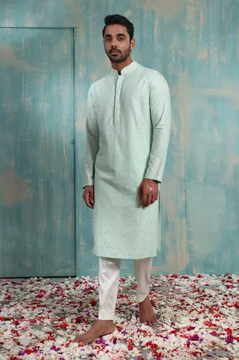 Cool Mint Kai Kurta Set