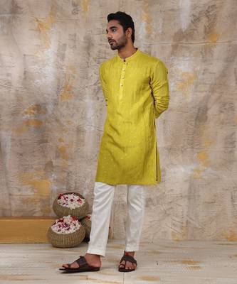 Avocado Green Ogan Kurta Set 1