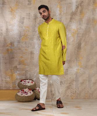 Avocado Green Ogan Kurta Set 2