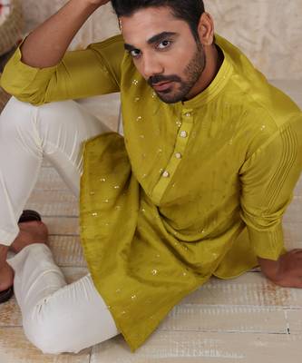 Avocado Green Ogan Kurta Set 3