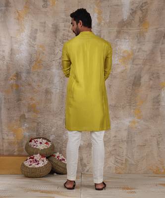 Avocado Green Ogan Kurta Set 4