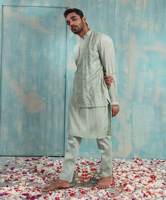 Pista Green Samant Kurta Set 2