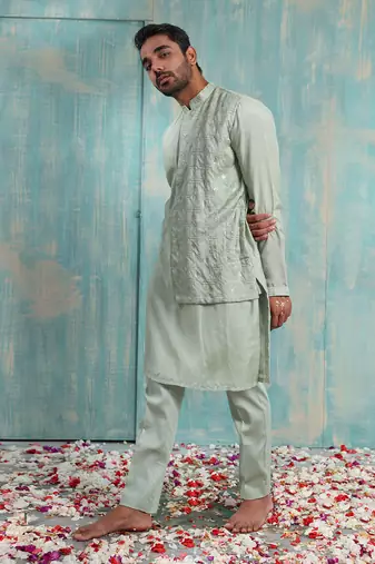 Pista Green Samant Kurta Set
