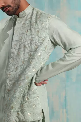 Pista Green Samant Kurta Set