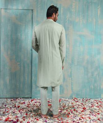 Pista Green Samant Kurta Set 4