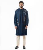 Navy Blue Nehru Jacket