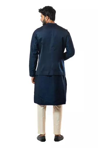Navy Blue Nehru Jacket