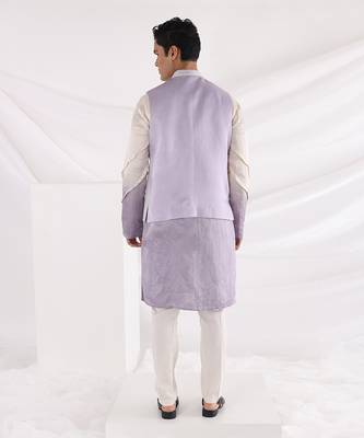 Lavender Dream Nehru Jacket 3