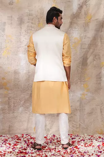 Multicolor Jashn Chevron Nehru Jacket