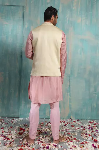 Beige Krtya Nehru Jacket
